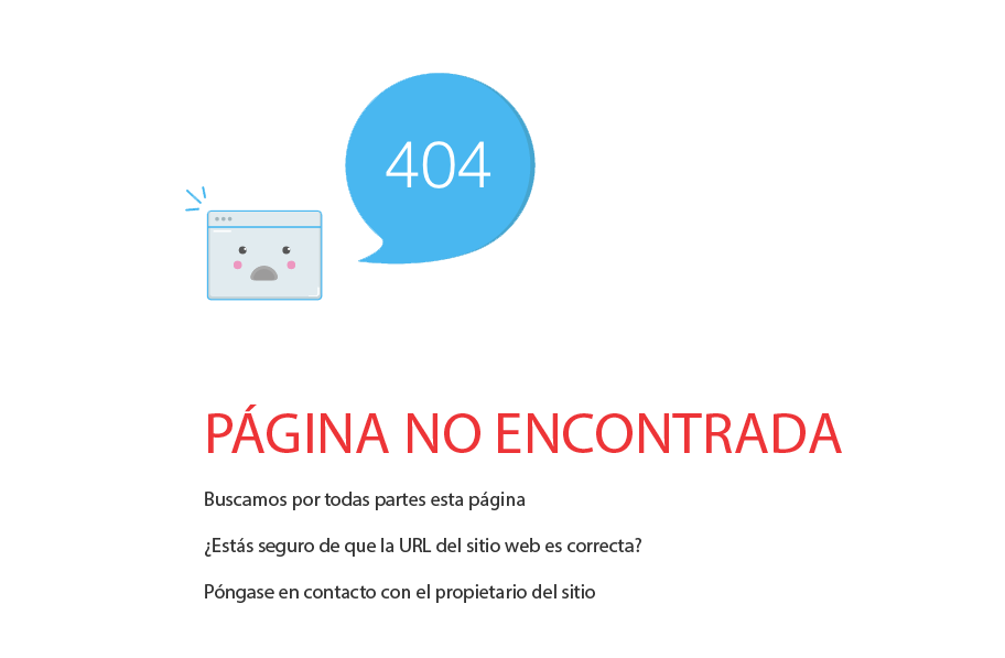 Página no encontrada - Error 404